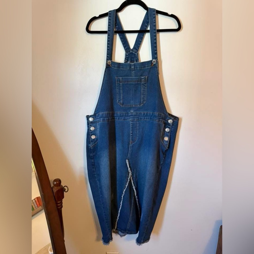 Be-Girl Blue Denim Overalls